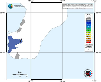 Mappa MCS - territori comuni