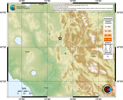 Mappa comuni con almeno 3 questionari