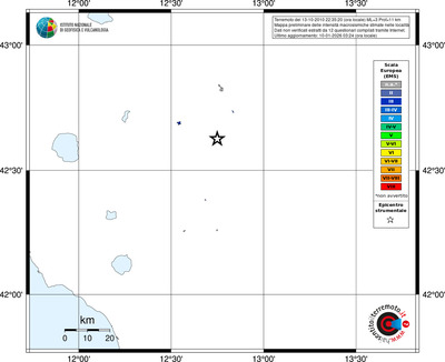 Mappa EMS - territori località