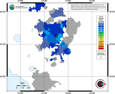 Mappa MCS - territori comuni