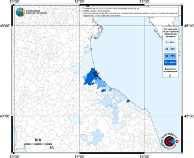 Mappa territorio comunale con almeno 3 questionari
