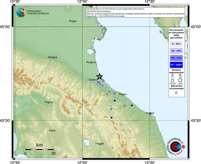 Mappa comuni con almeno 3 questionari