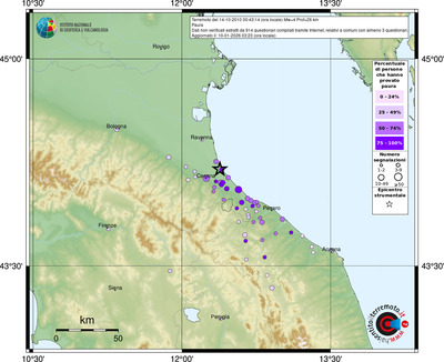 Mappa comuni con almeno 3 questionari
