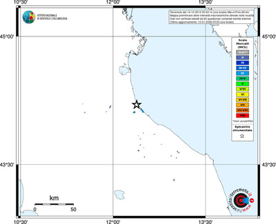 Mappa MCS - territori località