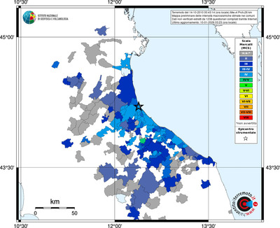 Mappa MCS - territori comuni