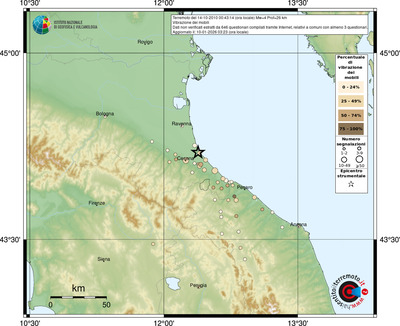 Mappa comuni con almeno 3 questionari