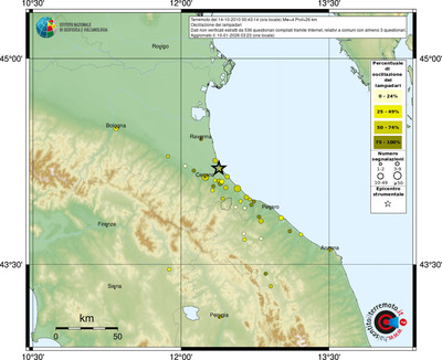 Mappa comuni con almeno 3 questionari