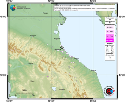 Mappa comuni con almeno 3 questionari