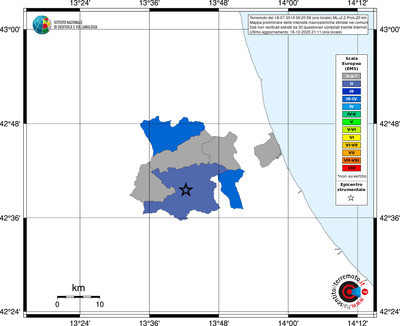 Mappa EMS - territori comuni