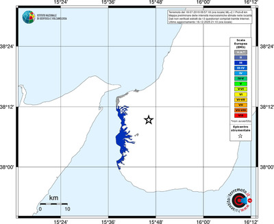 Mappa EMS - territori località