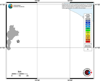 Mappa EMS - territori comuni