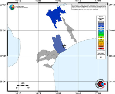 Mappa MCS - territori comuni