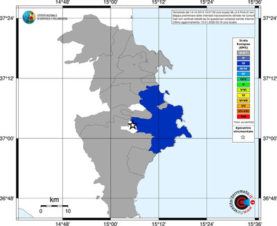 Mappa EMS - territori comuni