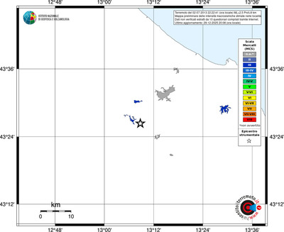 Mappa MCS - territori località