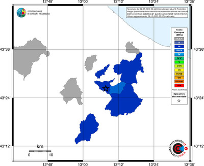 Mappa EMS - territori comuni