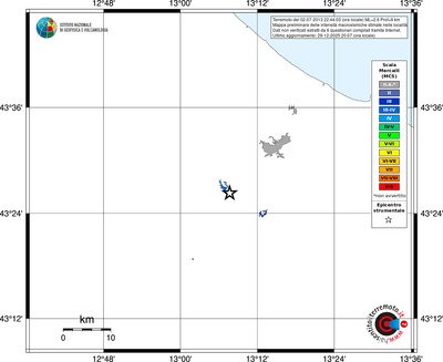 Mappa MCS - territori località