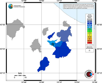Mappa MCS - territori comuni