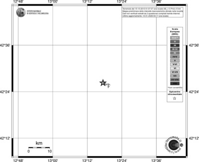 Mappa EMS - territori località