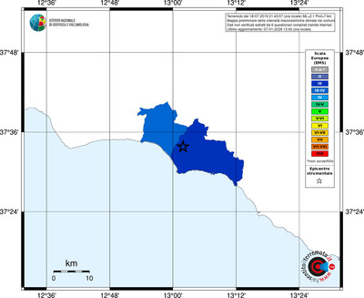 Mappa EMS - territori comuni