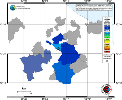 Mappa MCS - territori comuni