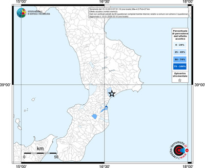 Mappa territorio comunale con almeno 3 questionari