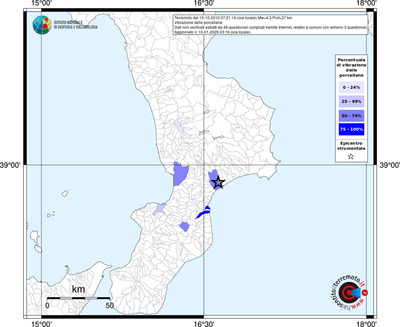 Mappa territorio comunale con almeno 3 questionari