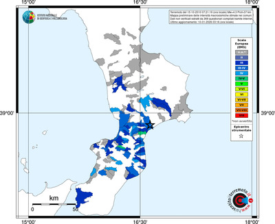 Mappa EMS - territori comuni