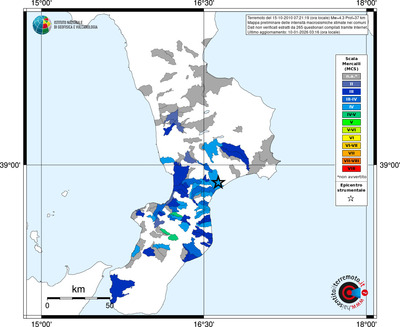Mappa MCS - territori comuni