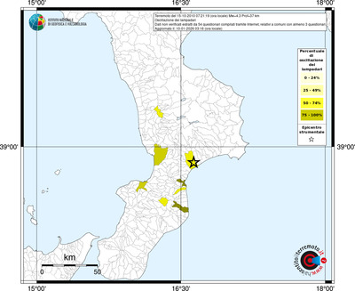 Mappa territorio comunale con almeno 3 questionari