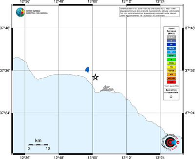 Mappa EMS - territori località