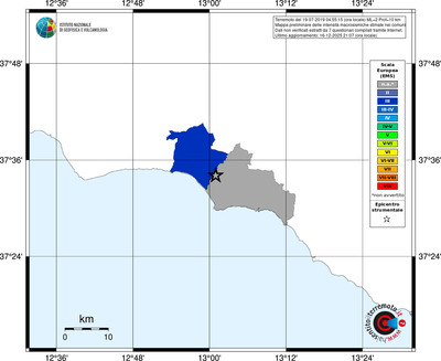 Mappa EMS - territori comuni