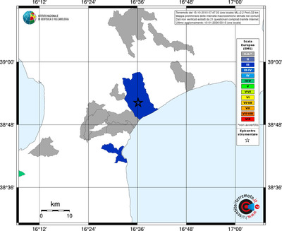 Mappa EMS - territori comuni