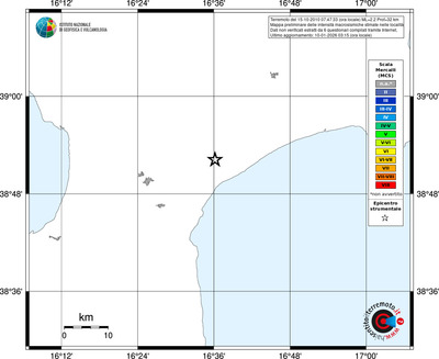 Mappa MCS - territori località