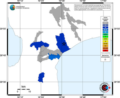 Mappa EMS - territori comuni