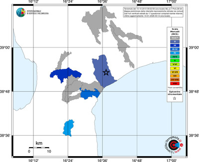 Mappa MCS - territori comuni
