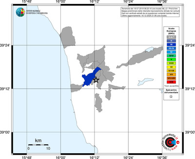 Mappa EMS - territori comuni