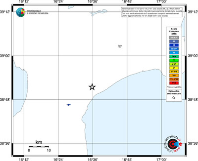 Mappa EMS - territori località