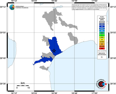 Mappa EMS - territori comuni
