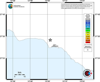 Mappa MCS - territori località