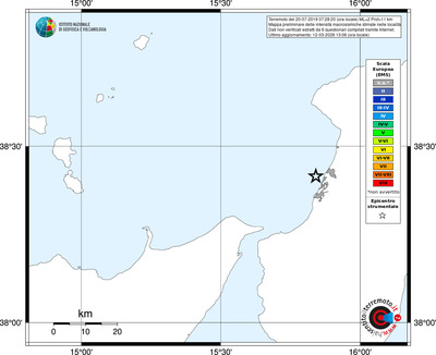 Mappa EMS - territori località