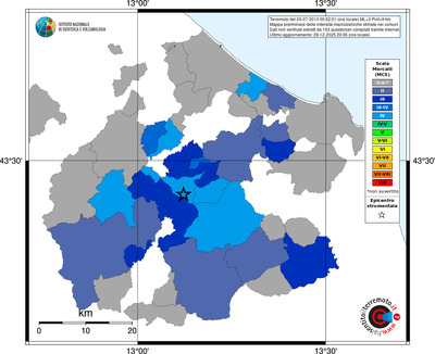 Mappa MCS - territori comuni