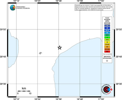 Mappa EMS - territori località