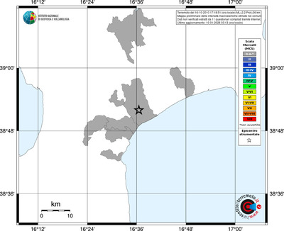 Mappa MCS - territori comuni