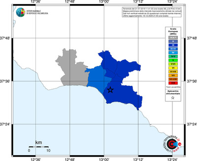 Mappa EMS - territori comuni