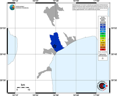 Mappa EMS - territori comuni