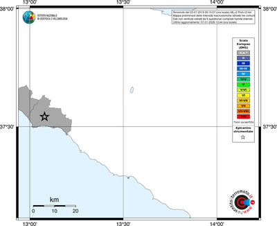 Mappa EMS - territori comuni