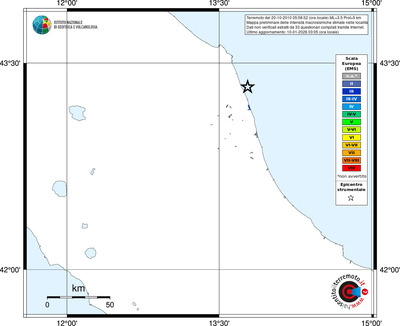 Mappa EMS - territori località