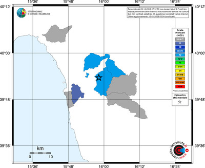 Mappa MCS - territori comuni