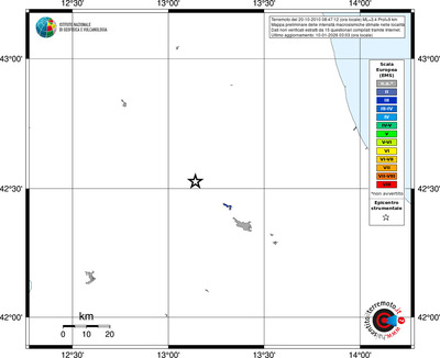 Mappa EMS - territori località