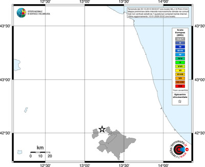 Mappa EMS - territori comuni